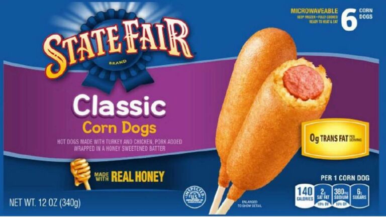 Recalled corn dogs