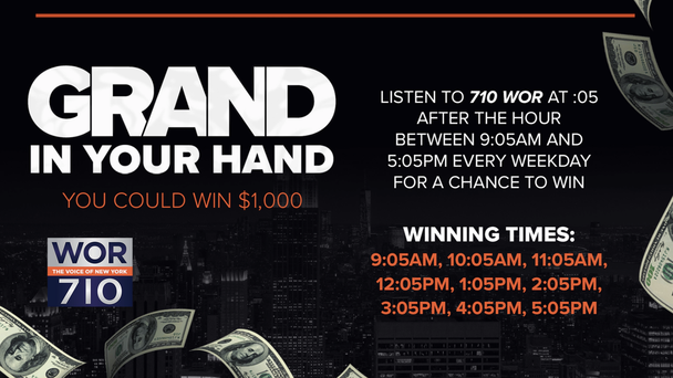 Listen to Win $1,000 And Put A Grand In Your Hand 