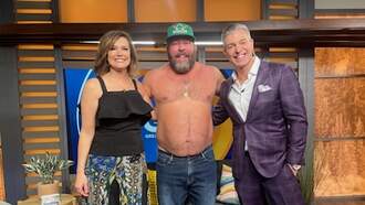 Interviewing A Half Naked Man...