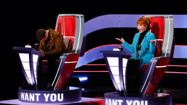 Watch Reba McEntire's Reaction When She Gets Blocked On 'The Voice'