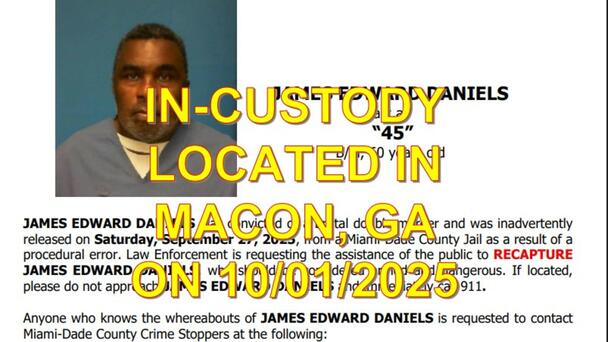 Fugitive Miami-Dade Killer Caught In Georgia