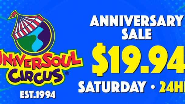 Get $19.94 tickets for UniverSoul Circus!