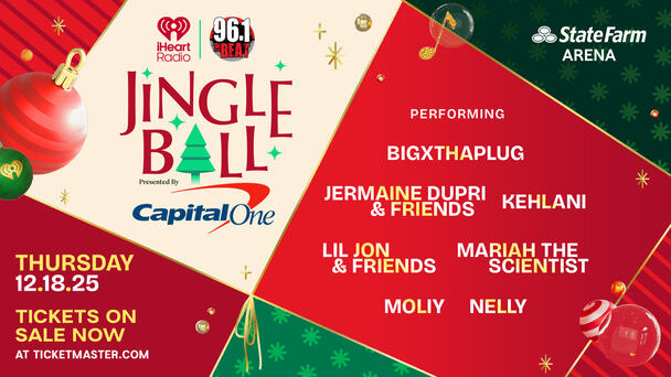 See 96.1 The Beat's Jingle Ball on Dec 18 at State Farm Arena