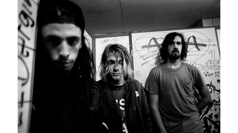 Nirvana Posed In Frankfurt 1991