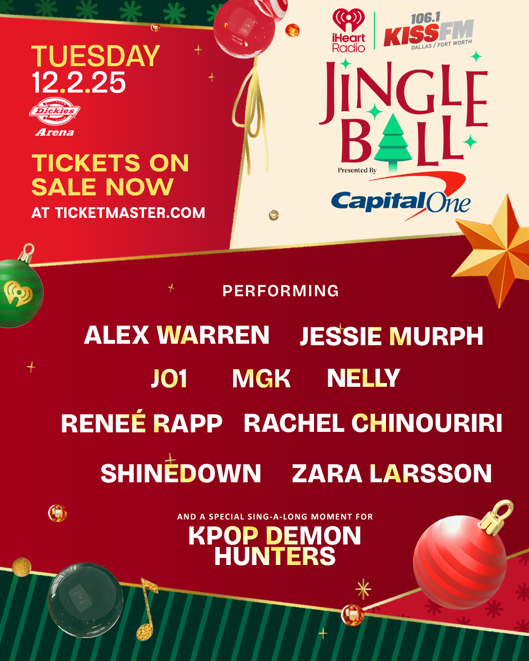 Our 2025 #KISSJingleBall Lineup