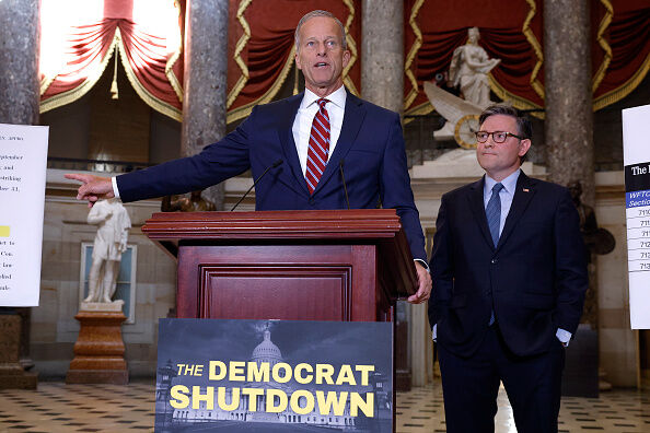 Congressional Lawmakers Continue Work On Funding Bill After Government Shuts Down