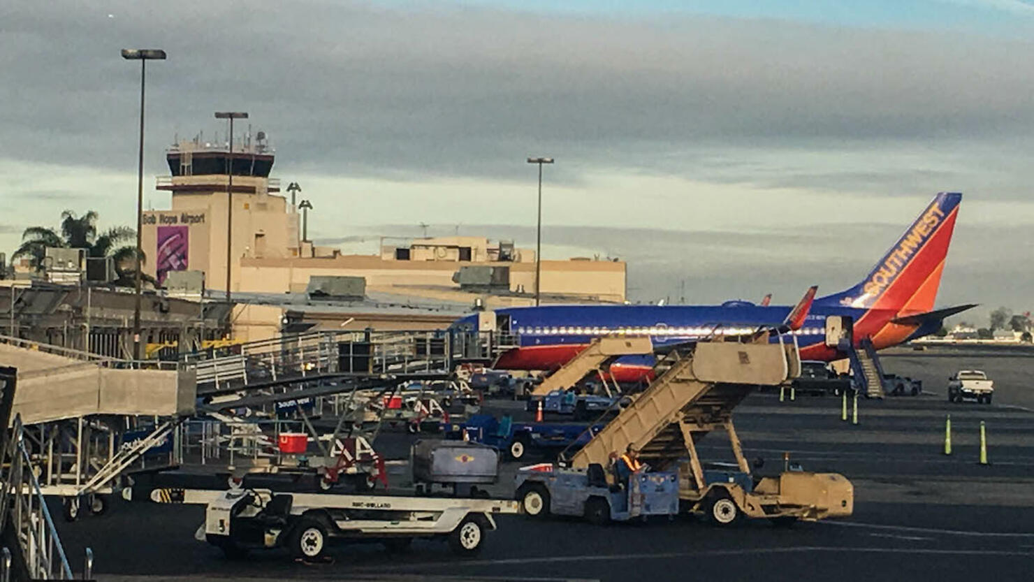 Southwest Airlines at Hollywood/Burbank Airport in Burbank, CA