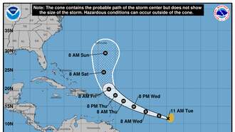 Tropical Storm Jerry Forms