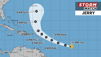 Tropical Storm Jerry Could Strengthen Into Next Hurricane