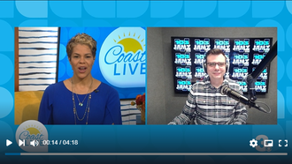 @djfountz on WTKR News 3's "Coast Live" 10-8-25