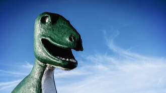 A 50-Pound Fiberglass Dinosaur, Named Claire Was Stolen In Southern CA
