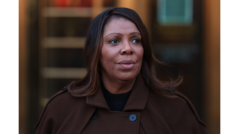 NY Attorney Gen. James Holds News Conference Before Hearing On Case To Protect Citizens From Musk's DOGE Accessing Private Data