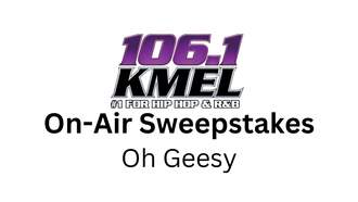 Listen to win Oh Geesy tickets - Rules