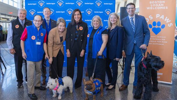 Massport Launches Its New Program “BOS PAWS”