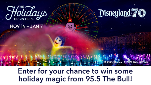 95.5 The Bull wants you to enter for a chance to win a visit to the Disneyland® Resort!