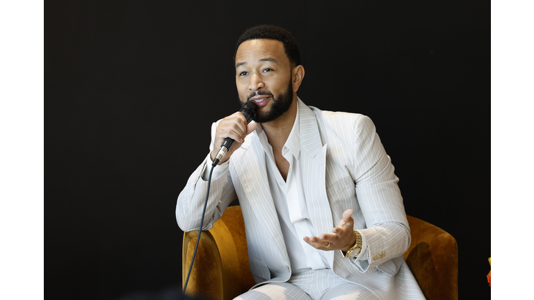 John Legend Hosts Fireside Chat At The Voices Of Beauty Summit
