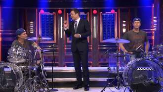 Will Ferrell and Chad Smith From Red Hot Chili Peppers "Drum-Off"