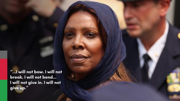 'I Will Not Break': AG Letitia James Speaks Out After Federal Indictment