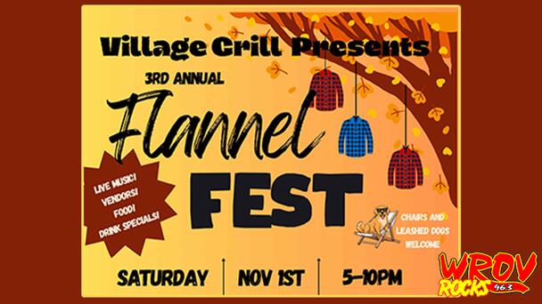 Win Tickets to FLANNEL FEST at the Village Grill, From 96.3 ROV!