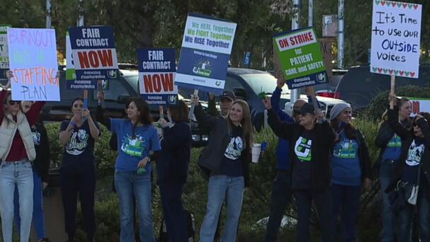 Kaiser Nurses Begin Day Two Of Strike