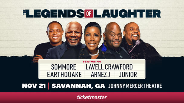Wiin tickets to see the Legends of Laughter Tour in Savannah!