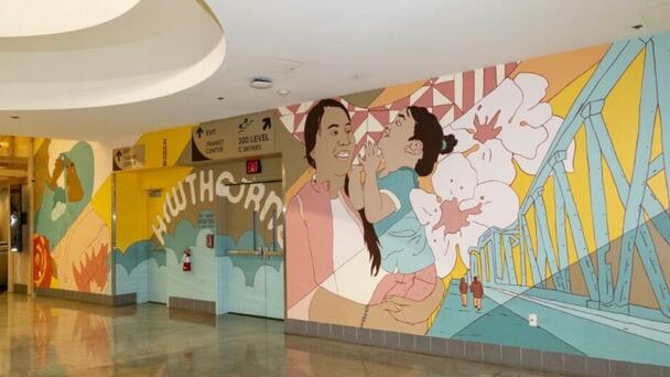 Trail Blazers Add Eight Murals To Moda Center