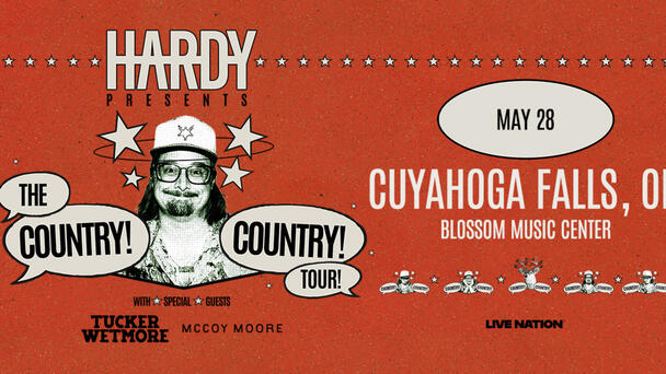 Win Tickets to See HARDY and TUCKER WETMORE at Blossom Music Center!