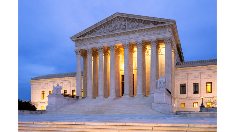 Blue Hour, United States Supreme Court Building, Washington DC, America