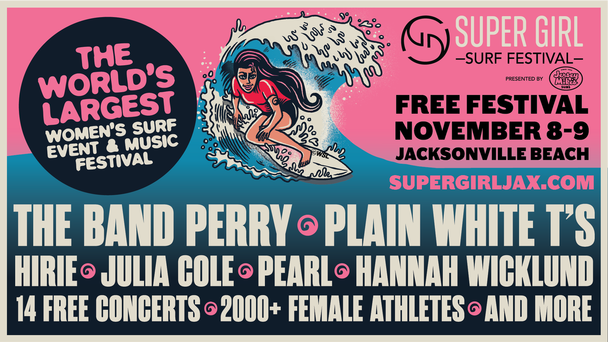 Win Your Getaway To Experience The Super Girl Surf Pro Festival In Jacksonville Beach!