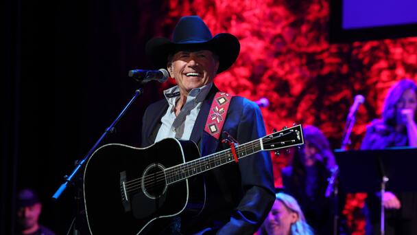 George Strait Makes Surprise Appearance To Honor A Legend
