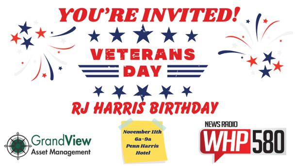 WHP Veterans Day and RJ Harris Breakfast Presented by Grandview Asset Management!