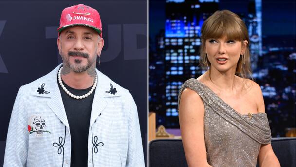 Taylor Swift Reacts To AJ McLean Vibing To BSB Mashup Of 'Elizabeth Taylor'