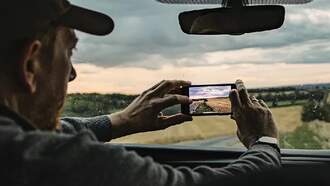 Motorist Photographs Flying Saucer Hovering Over Hill in Mexico
