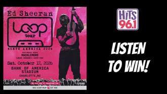 Text to win tickets to Ed Sheeran in Charlotte!