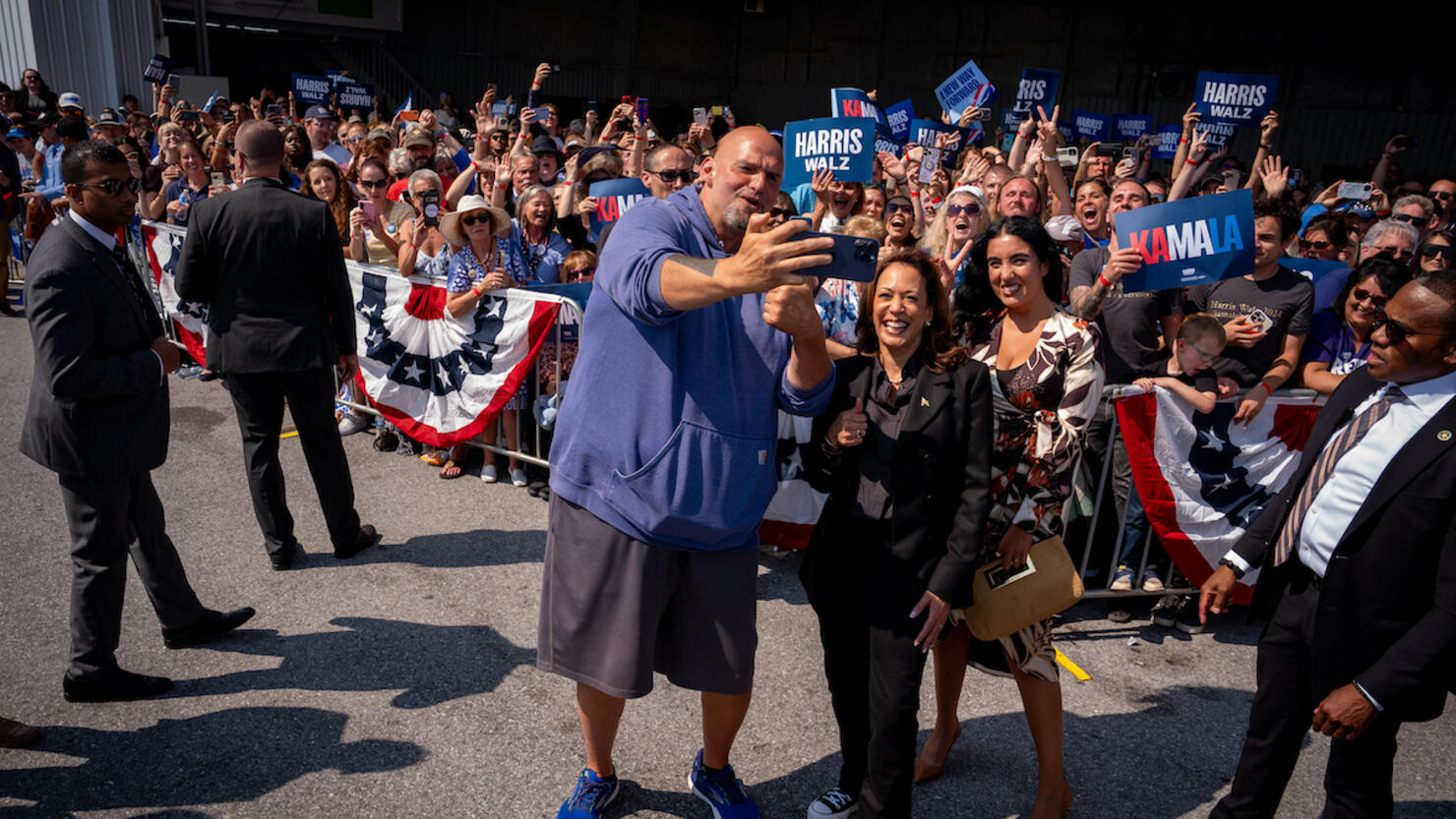 Kamala Harris Visits Johnstown, Pennsylvania As She Campaigns For President