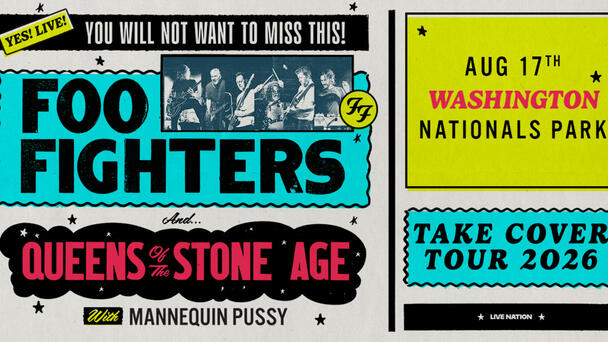 The Foo Fighters and Queens of the Stone Age are coming to Nats Park on 8/17/2025! Sign up for the presale now!