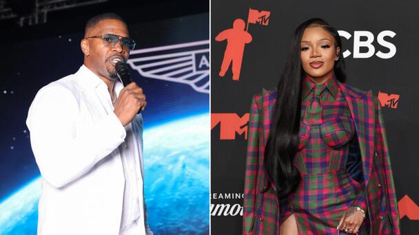 Jamie Foxx Defends GloRilla After Someone Threw An Object At Her