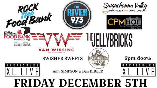 THE RIVER 97.3 AND THE CENTRAL PA MUSIC HALL OF FAME PRESENT: ROCK THE FOOD BANK!