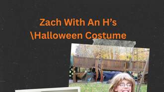 Producer Zach With An H's Halloween Costume Back In The Day