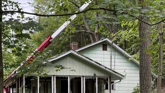 Habitat for Humanity is hard at work rebuilding a home in Wantage 