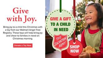 Give a Gift to a Child in Need with The Salvation Army
