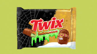 Twix Combines Halloween and Christmas in Latest Pack