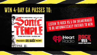 Listen On iHeartRadio For Your Chance To Win Sonic Temple Tickets