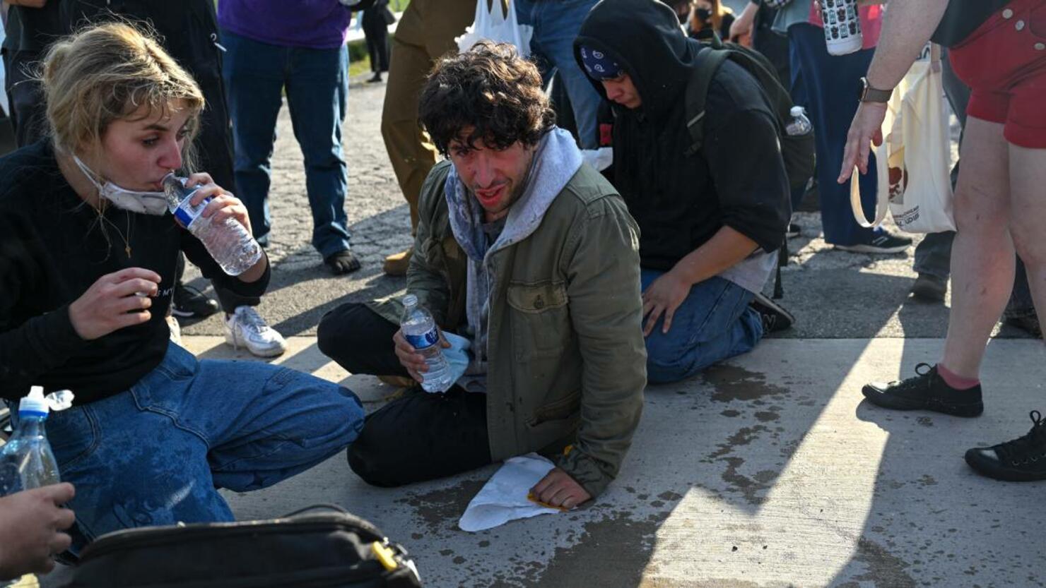 People Arrested By ICE Arrive At The Broadview ICE Facility In Broadview, Illinois