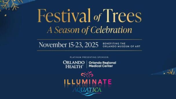 Festival of Trees Sponsored by Aquatica Illuminate!
