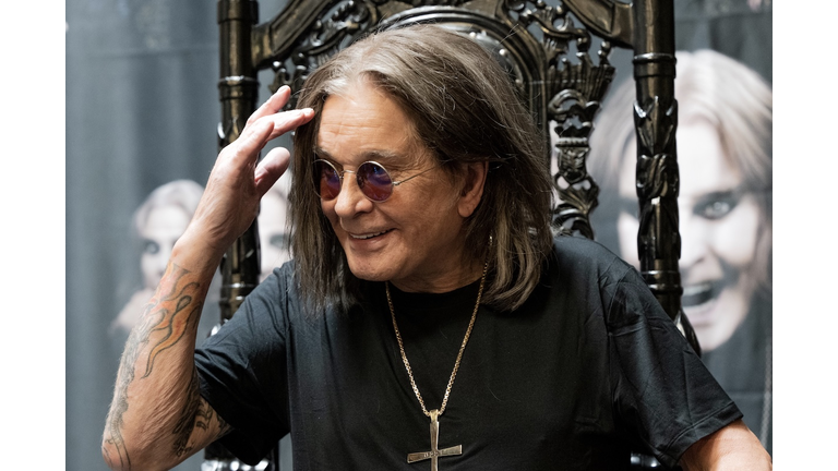 Ozzy Osbourne Signs Copies Of His Album "Patient Number 9"