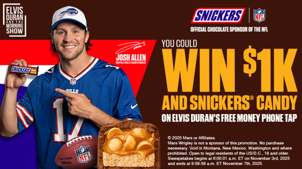 Elvis Duran and the Morning Show's Snickers® Free Money Phone Tap