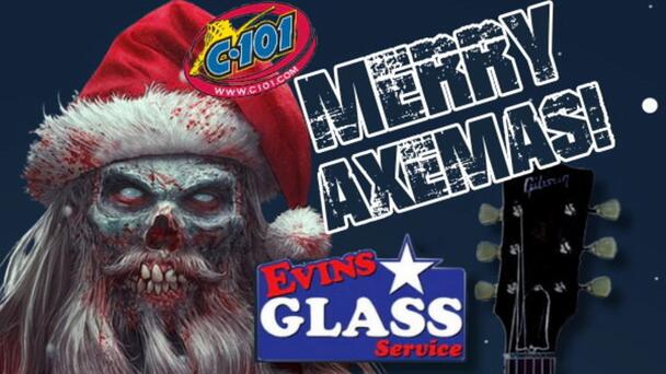 Merry Axemas Brought to you by Evins Glass!
