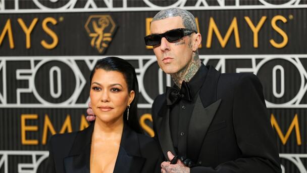 Travis Barker Adorably Twins With His & Kourtney Kardashian's Son Rocky