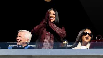 Music News - Cardi B Celebrates Stefon Diggs' TD At Patriots Game With Robert Kraft